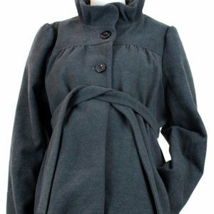 MEXX Charcoal Maternity Peacoat Size XL